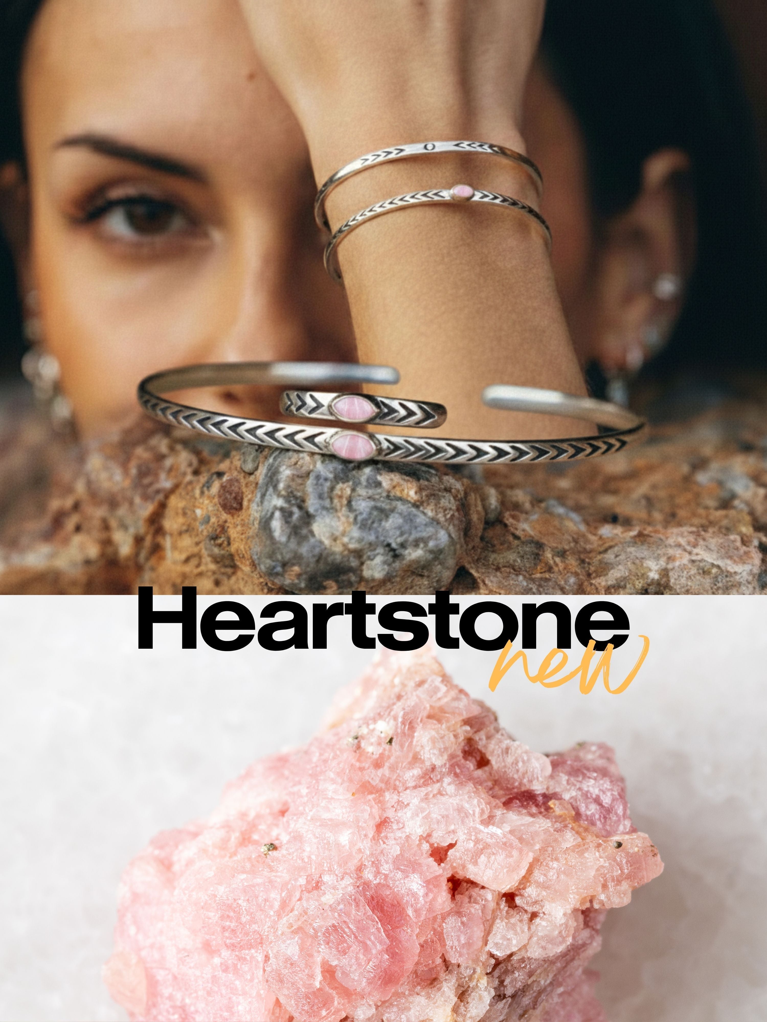 Heartstone: la colección de joyas con rodocrosita para abrir el corazón