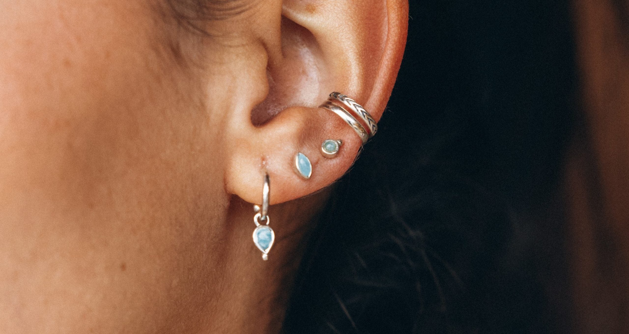 Pendiente Anh Amazonite - HandSoul BCN