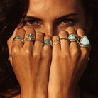 Anillo Indian Moonstone - HandSoul BCN